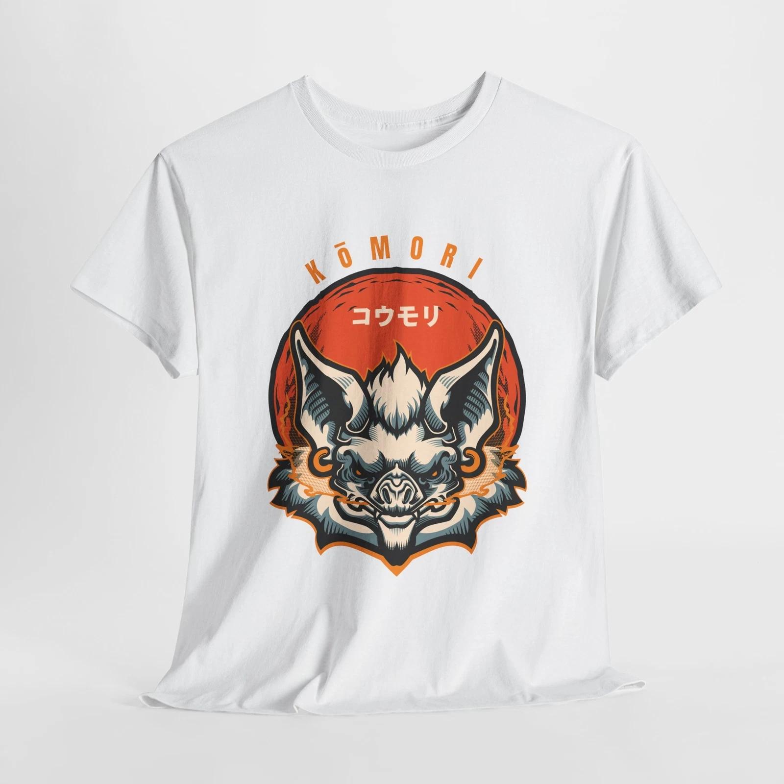 

komori japanese t-shirt | Dark Anime Aesthetic Tee | Manga Style Shirt 4XL