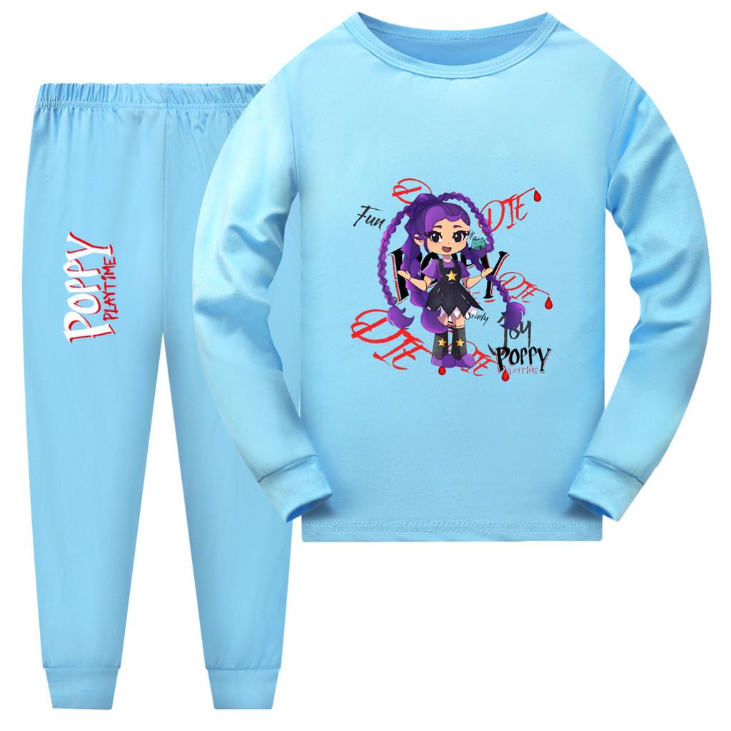 5593 Ensemble Pyjama Filles Enfants Imprimé Lily Lovebraids Haut et Pantalon Vêtements de Nuit Maison Pyjamas