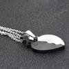 European & American Best Friends Heart Necklace - Stainless Steel