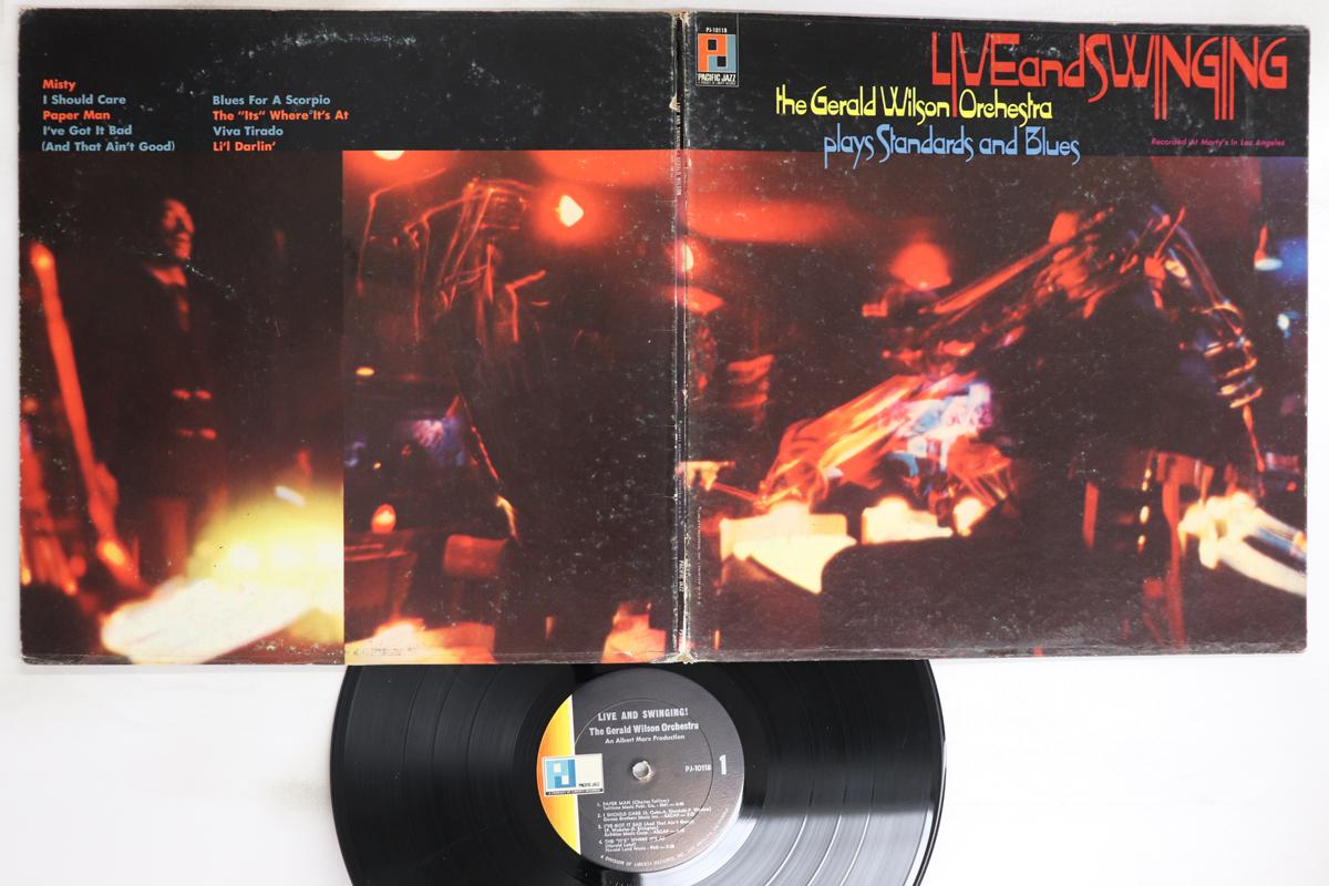 

LP Пластинка ДЖЕРАЛЬД УИЛСОН Живой и Свингующий PJ10118 PACIFIC JAZZ 1967 США Джаз Б/У
