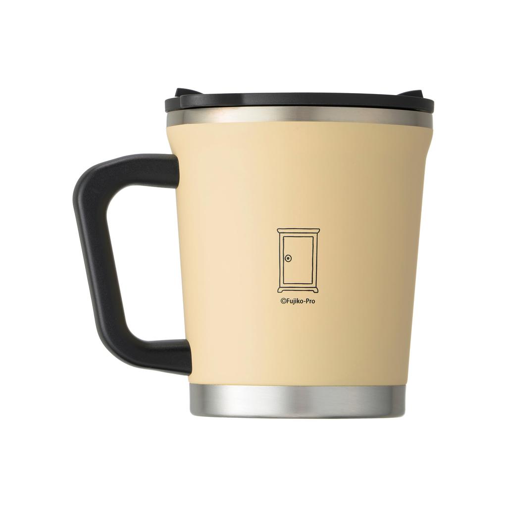 Thermo Mug "I'M DORAEMON" Stainless Steel Mug with LidDouble Mug, 300ml, Ivory, Time Machine, IDDM18IV