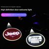 2Pcs Car Door HD Projector Lamp LED Decoration Atmosphere For Grand Cherokee Wrangler JK Gladiator Compass Renegade Patriot