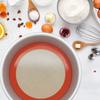 2pcs Baking Tool Silicone Baking Mat Round Heat Resistant Air Fryer Liner Non Stick Reusable Cake Pan Liner Pizza