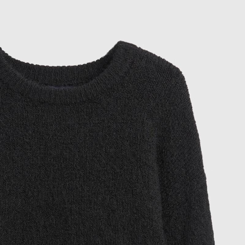 Gap Women's 2025 Winter Loose Micro Lantern Sleeve Crew Neck Knit Top