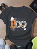 Halloween Boo Ghost Pumpkin Spider Bat Witch Hat T-shirt