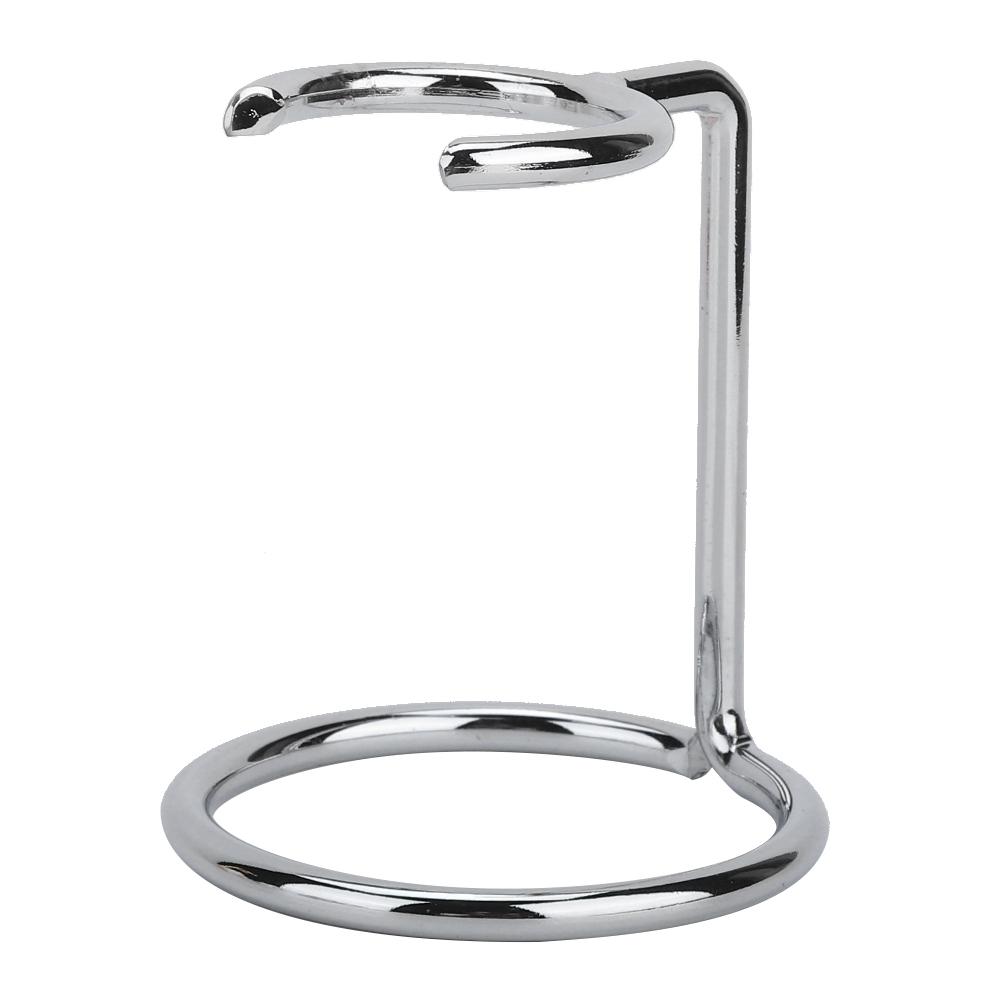 

Men Stainless Steel Shaving Brush Stand Razor Holder for Salon Home Travel Use