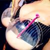 LED Luminous Bra Sexy Large Cup Food Grade Leakproof Interactive Atmosphere Props PVC