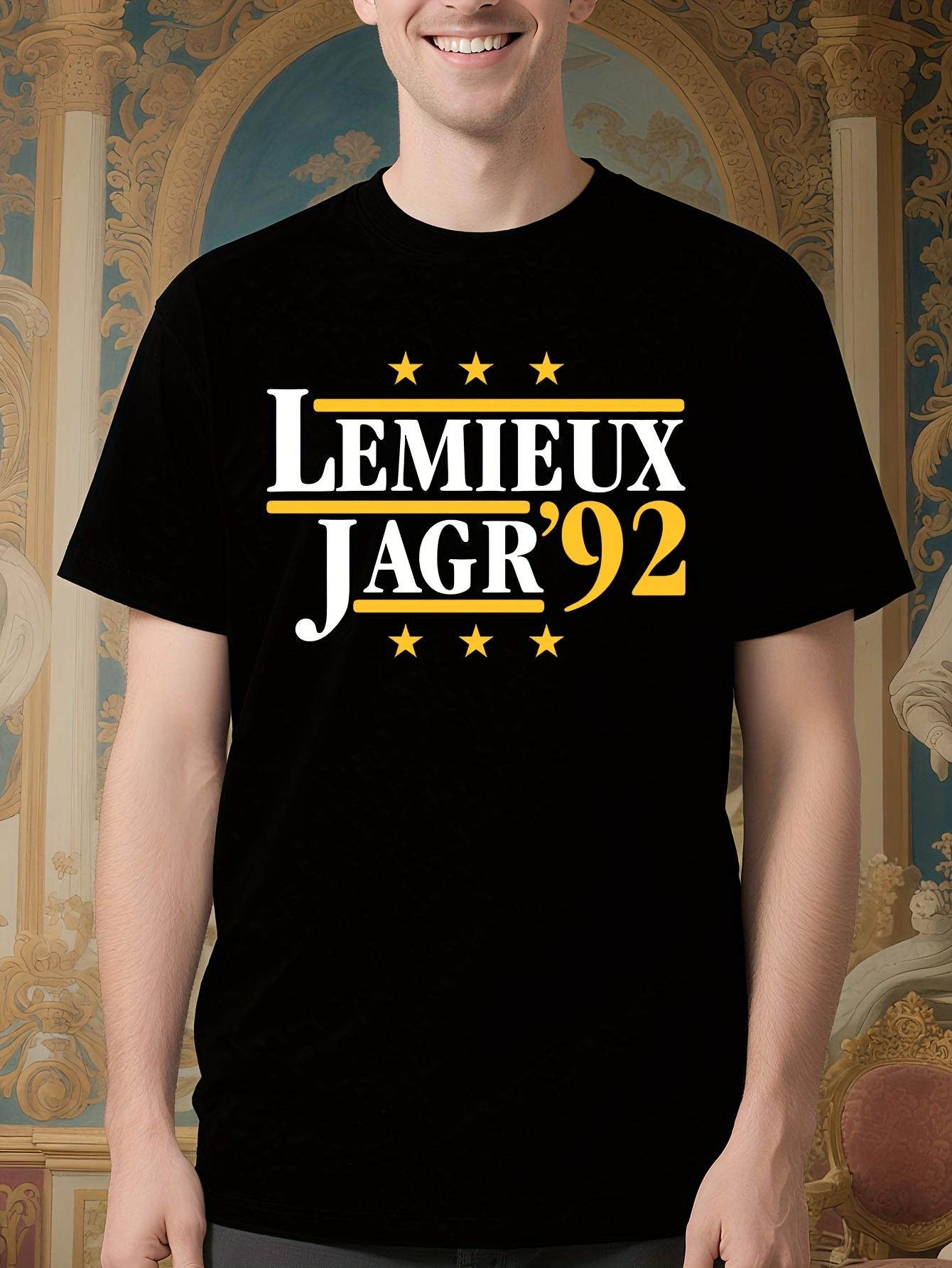 Lemieux Jagr  92 Political Campaign Parody Tshirt - Hocke... XXXL