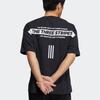 Adidas T Shirts Men's Black Crew Neck Moderate Straight Fit HD2486