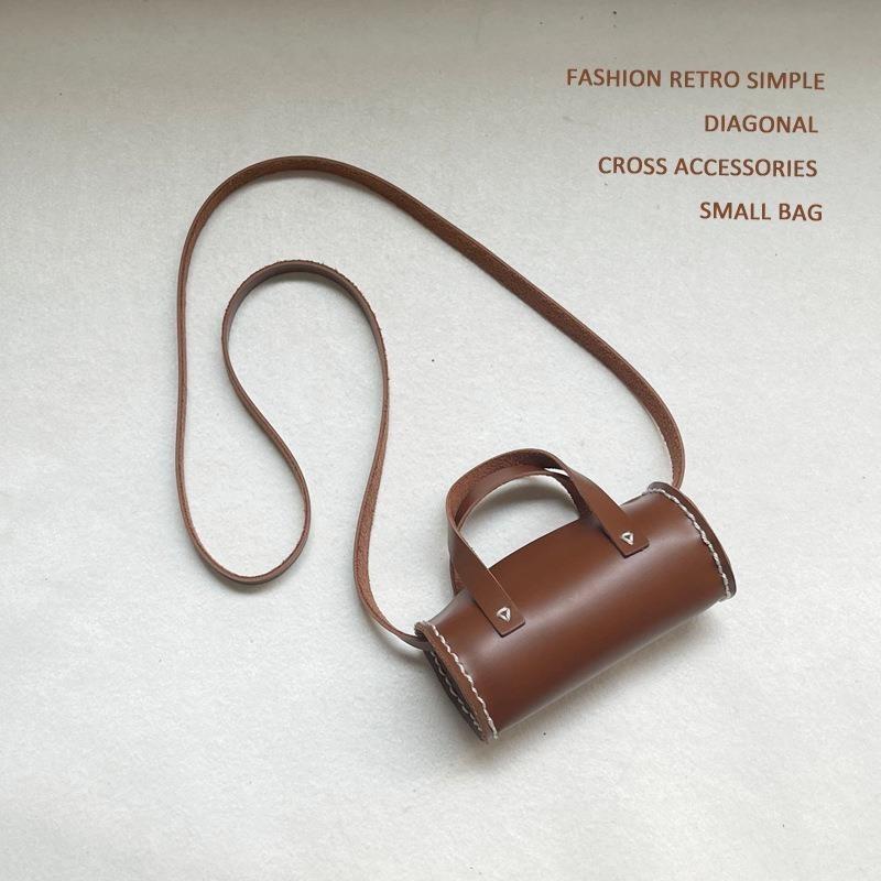 Trendy Korean Children's Crossbody Bag Soft Pu Fabric Stylish For Kids Everyday Use