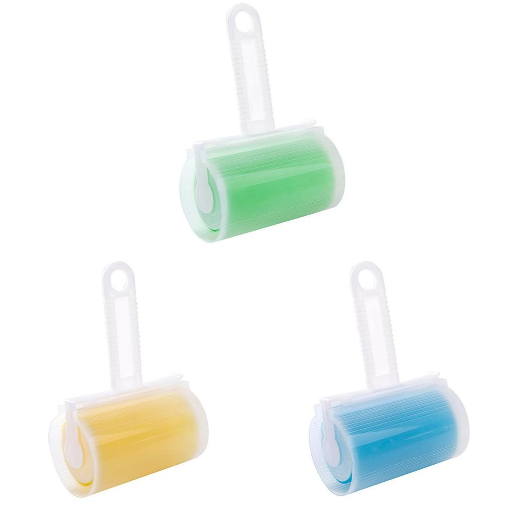 Lint Roller With Cover For Clothes And Upholstery Removal In Home Use