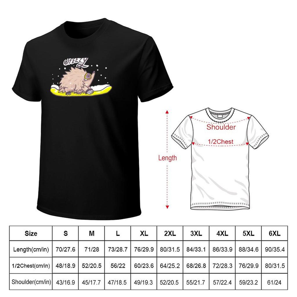Steezy Echidna TShirt Cheap Stuff Animal Prinfor Boys Oversized T Shirt Men
