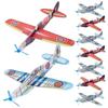 36-teiliges Set interessanter Flugzeugspielzeuge: Segelflugzeuge für Kinder, kreative Schaumstoffflugzeuge, lustige Flugzeugspielzeuge