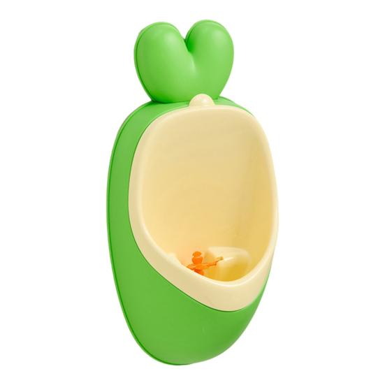 

Boy Urinal Potty Detachable Design Carrot Shape Interactive Learning Toddler Training Toilet Bathroom Trainer зелёный