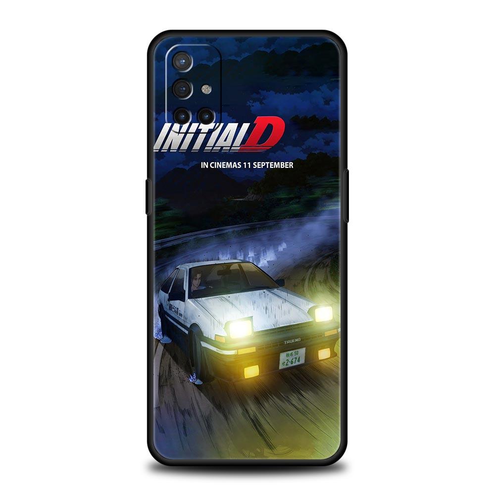 Phone Case For Oneplus 13R 13 12 10T 11 R10 Nord N100 N200 N10 9 9R CE 2 3 Z Pro Lite 5G Soft TPU Cover Initial D Car Fundas Bag