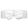 Women'S Elastic Bow Belt Wide  Stretch Belts Ladies Wide Wedding Party Waistband For Dress Jeans