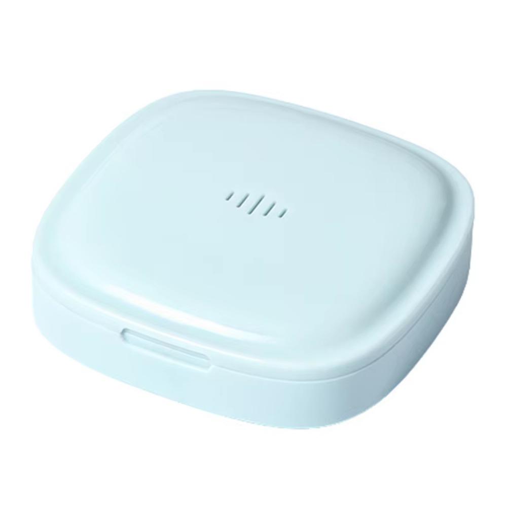 

Magnetic Closure Orthodontic Retainer Case Vent Holes Teeth Aligner Container Aligners синій