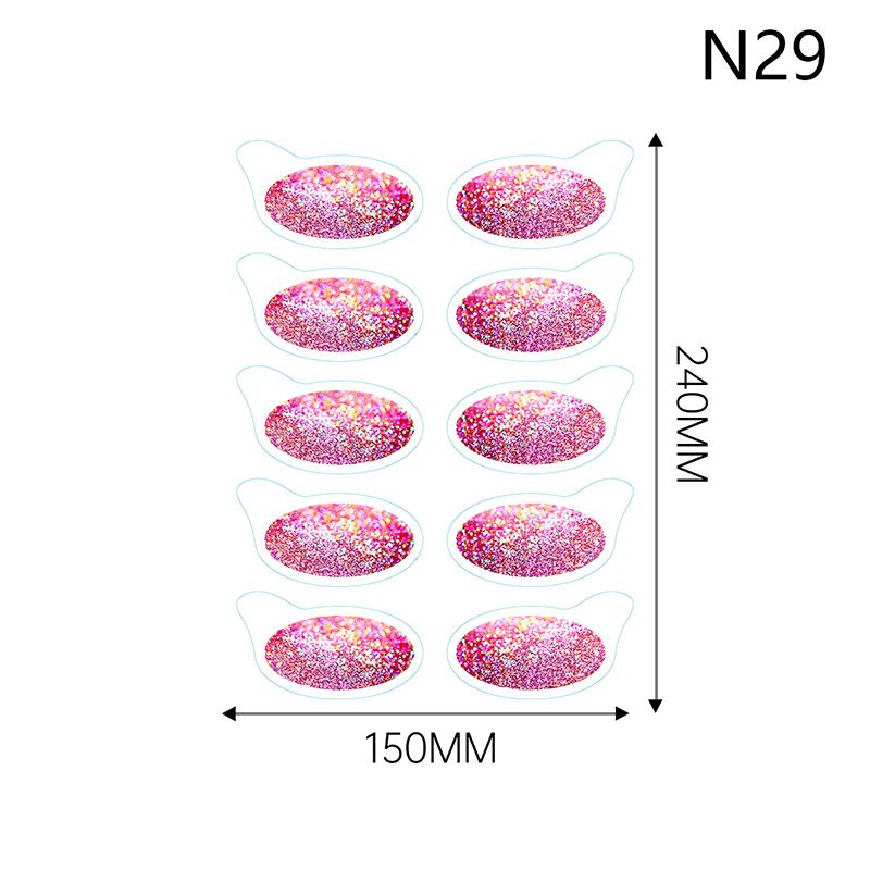 

Одноразовые временные наклейки для татуировок на глаза, водонепроницаемые, сделай сам, флэш-тени для век, подводка для глаз, наклейка для лица, инструмент для макияжа as the picture