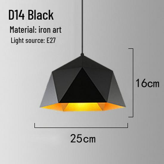 Retro Industrial Wrought Iron Pendant Lamp - Minimalist Style for Bars, Hotels, and Restaurants