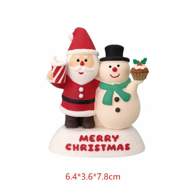 Scatola Regalo Slitta di Natale Creativa con Gatto Giapponese Scena in Miniatura Fai-da-te per Fotografia e Ornamenti Zakka