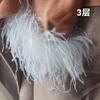 A Variety Of Encrypted Bold Ostrich Feather Strips, Ostrich Tops, Dance Clothes, Fashion Diy Handmade Clothing Accessories