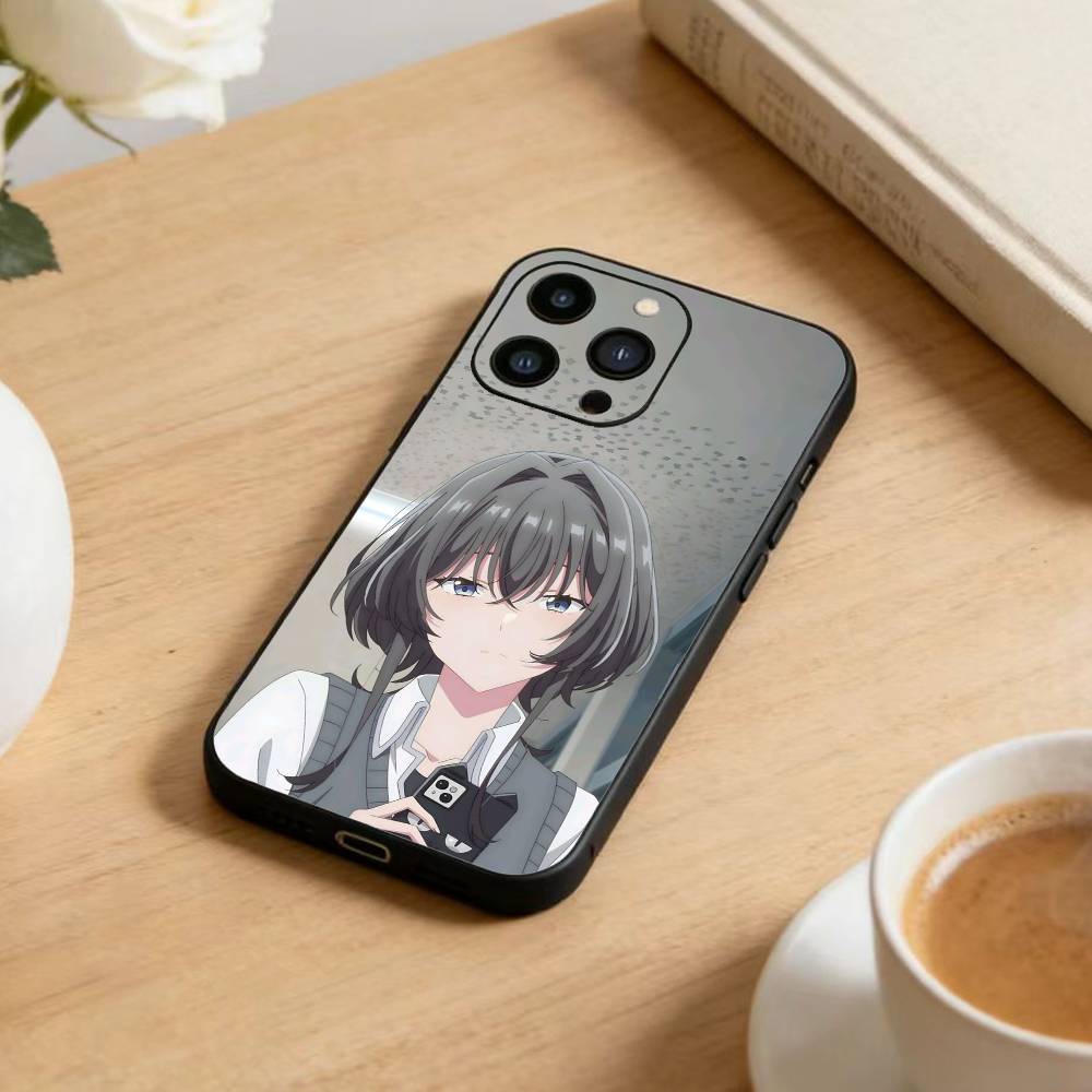 Asanagi Yori and Kino Himari Phone Case For iPhone 17 16 15 14 13 12 Max Plus Silicone Black Cover