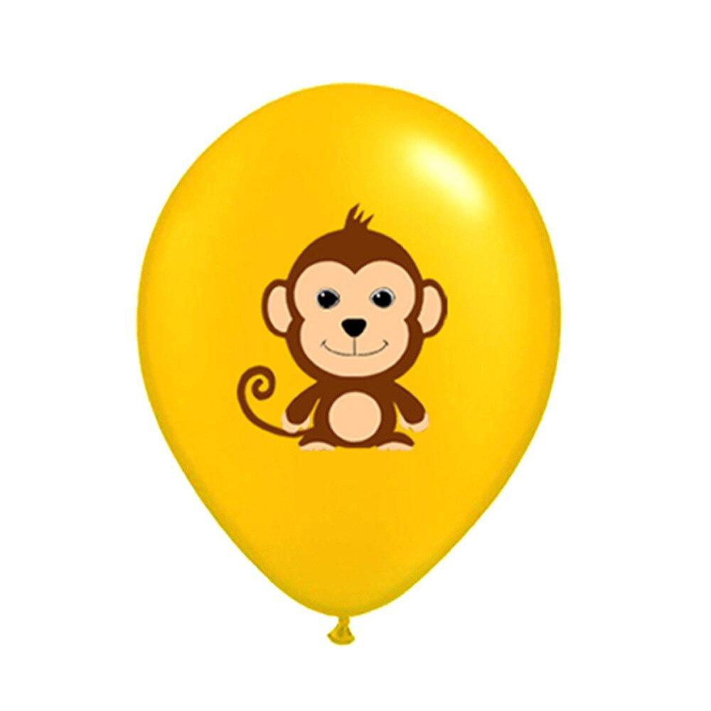 12Pcs 12inch Hawaiian Aloha Tropical Luau Latex Balloons for   Summer Beach Birthday Bar Party Wedding Supplies