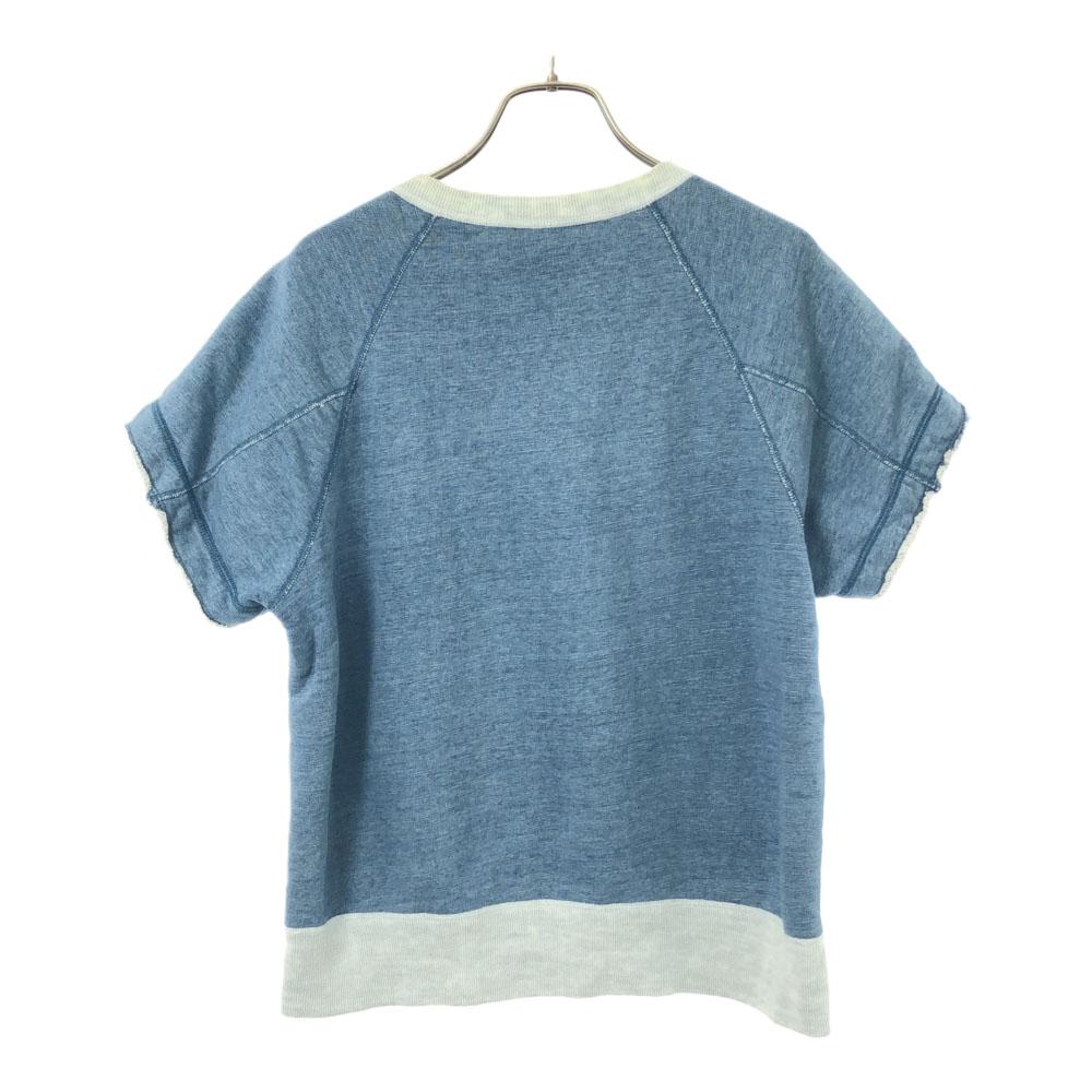 Drawer Made In Japan Short Sleeve Denim Style Sweat 1 Blue United Arrows Women Used