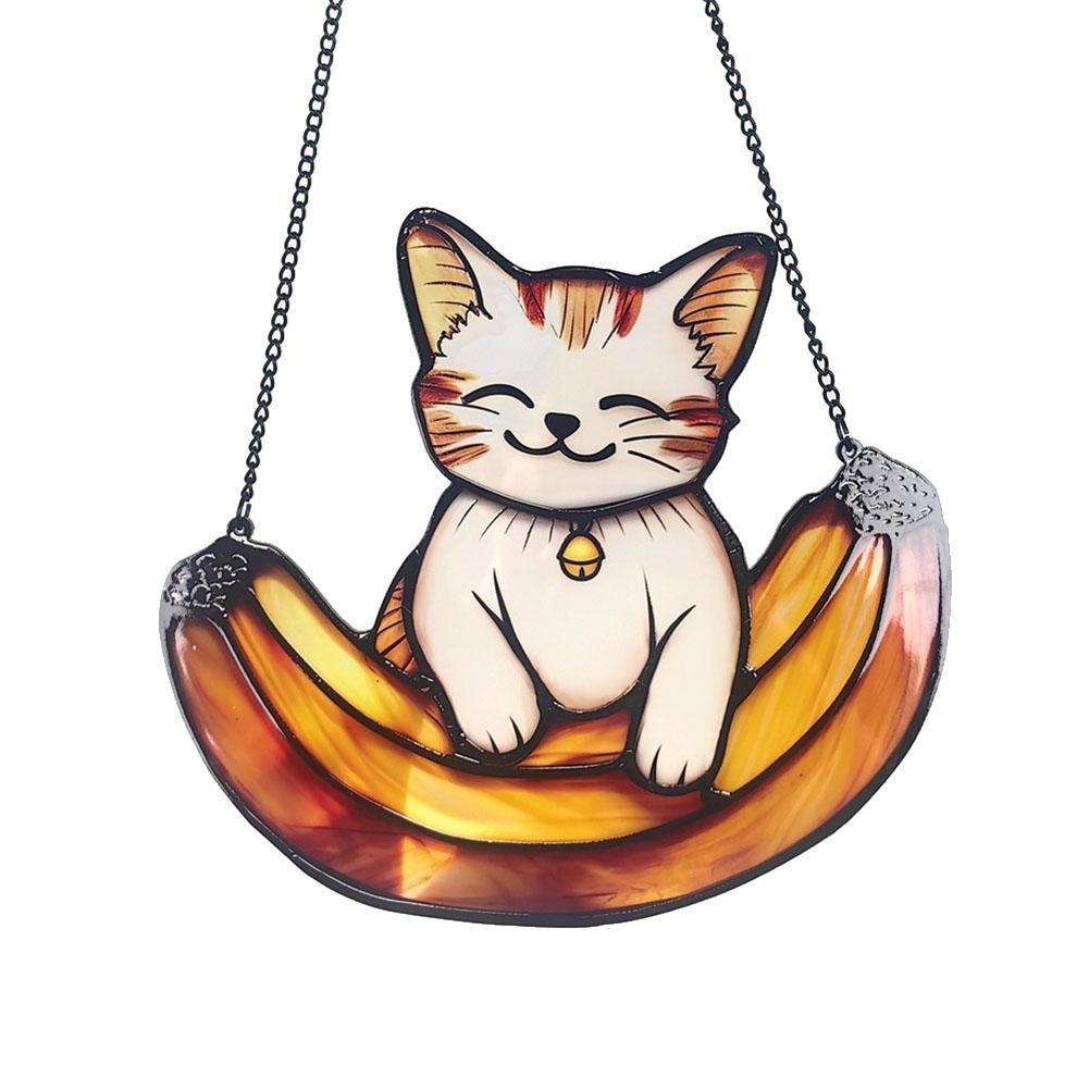 

Acrylic Flower Decor Hanging Ornament Home Garden Decoration D