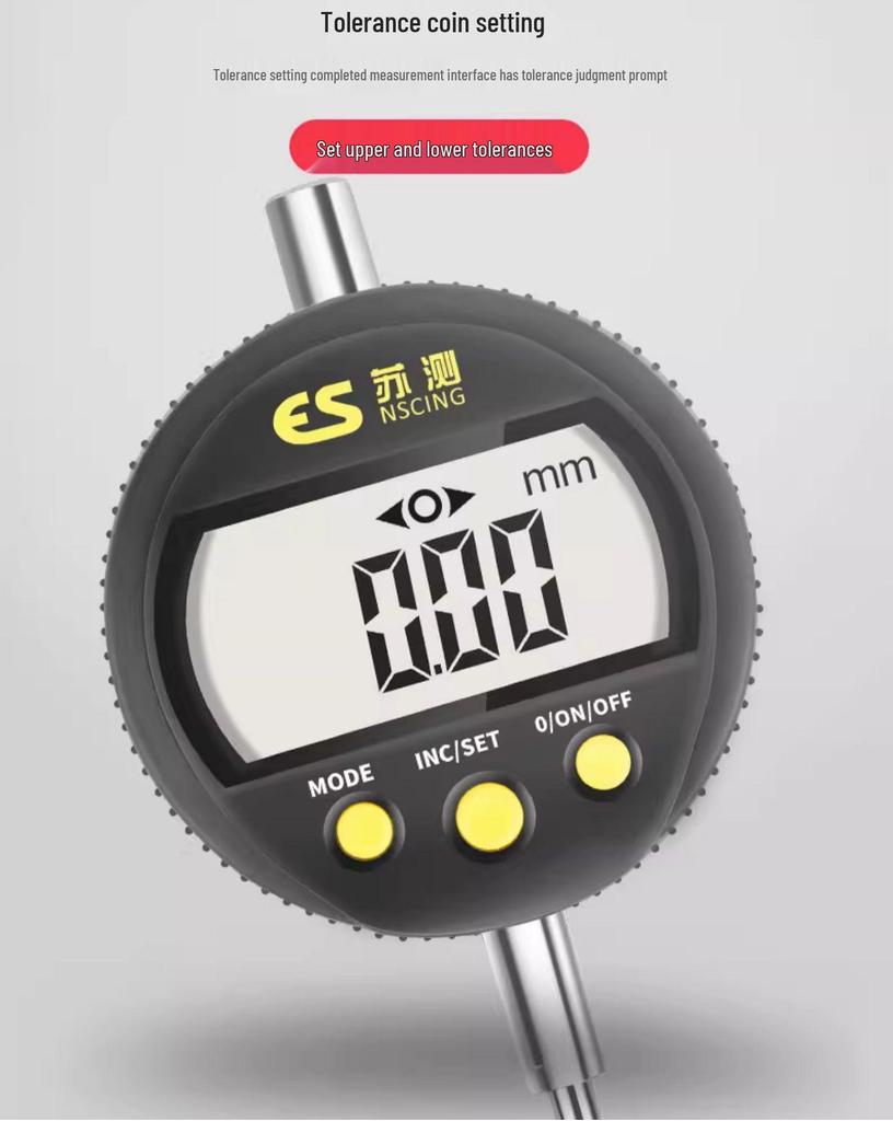 High-Precision Digital Dial Indicator & Depth Gauge from Germany