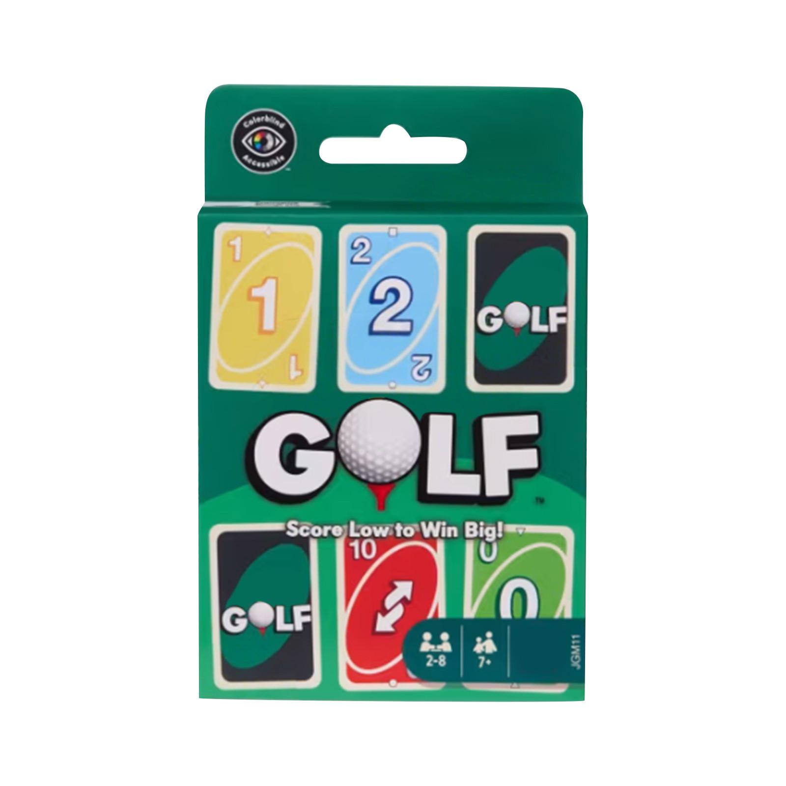 

Карточная игра в гольф для детей, взрослых и семейных вечеров, вечеринок и путешествий, включает 112 карт One Size