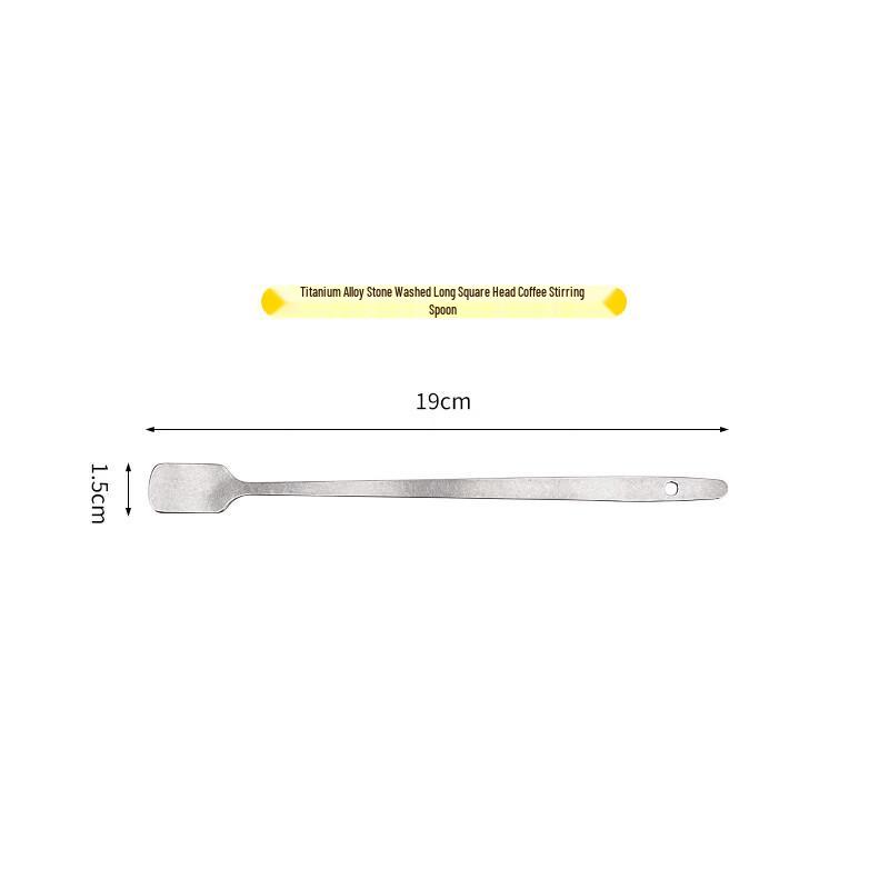 SNOW ROCK Titanium Alloy Coffee Stirring Spoon