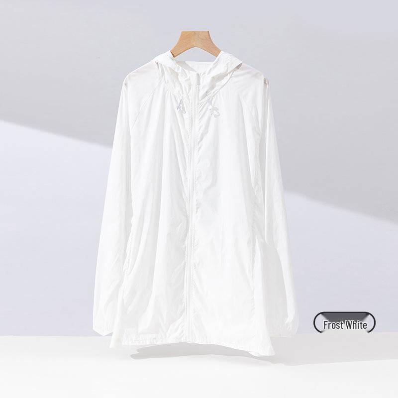 Lightweight Unisex Ice Silk Sun Protection Hooded Jacket - Breathable, Comfortable for Outdoor Wear