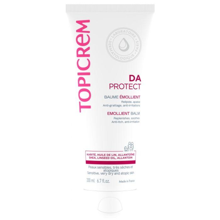 Baume Émollient - TOPICREM - DA - 200ml - Sans parfum - Pour peaux sèches
