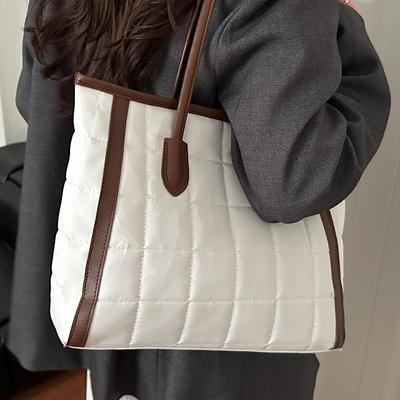 Sac Tote Grande Capacité, Sac à Bandoulière Unique Mode et Tendance, Sac d'Épaule Personnalisé pour le Trajet Quotidien des Femmes