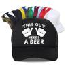 This Guy Needs A Beer Graphic Print Baseball Cap Women Summer Funny Casual Fashion Harajuku Drinking Gift Mesh Breathable
