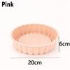 1pc Silicone Round Pan Charlotte Cakes Baking Pan Sponge Flan Mold DIY Strawberry Shortcake High-temperature Resistant Kitchen Silicone Moulds