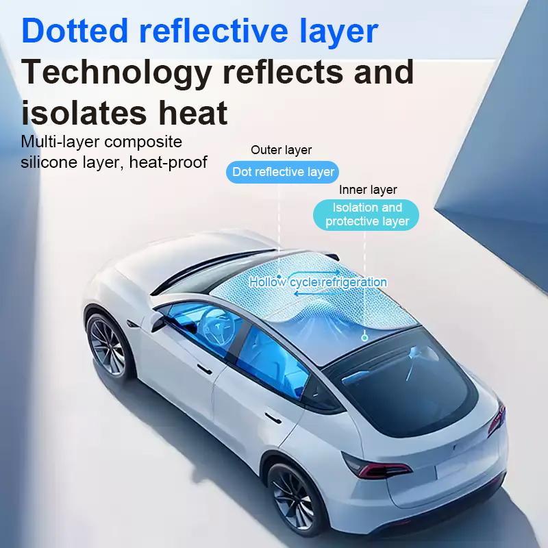 Střešní sluneční clona do auta Pasuje na MG EHS Příslušenství HS MK2 2025 2025 2026 Roewe RX5 Elektrostatická adsorpce Zatemňovací Tepelný štít