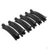 12 Pieces Salon Multicolor Single Prong Sectioning Alligator Clips Hairpin Clamp