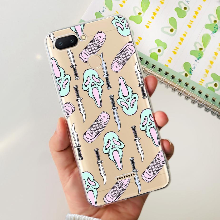 For Xiaomi Redmi 6 6A Case Cute Painted Cover Clear Silicone Phone Case Soft TPU Shell For Redmi 6A Redmi6 Redmi6A Fundas Bumper