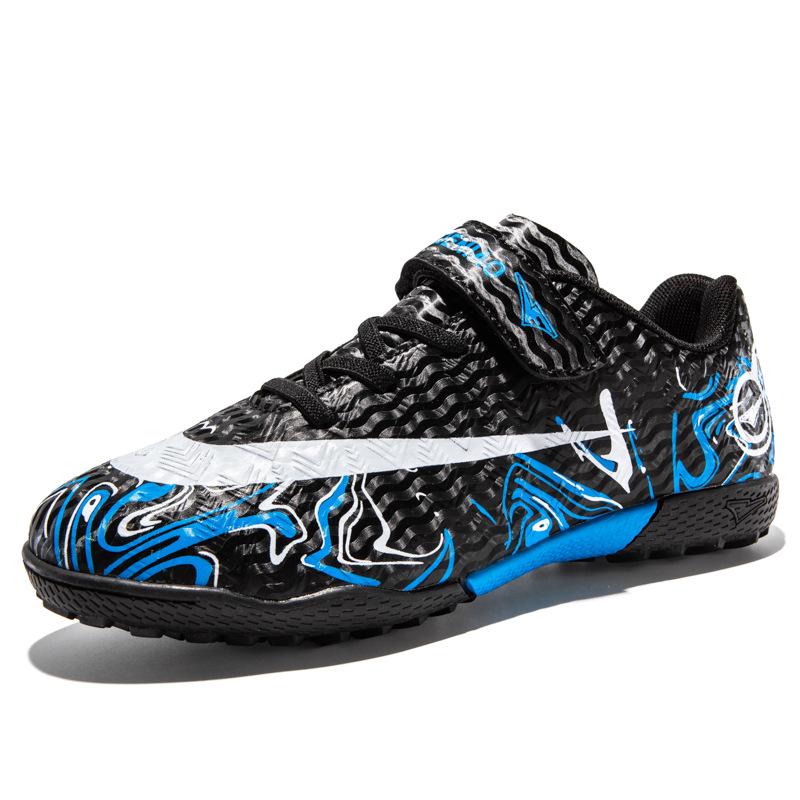 One piece 2025 Velcro children's football shoes boys broken nails girls student training shoes youth sports shoes