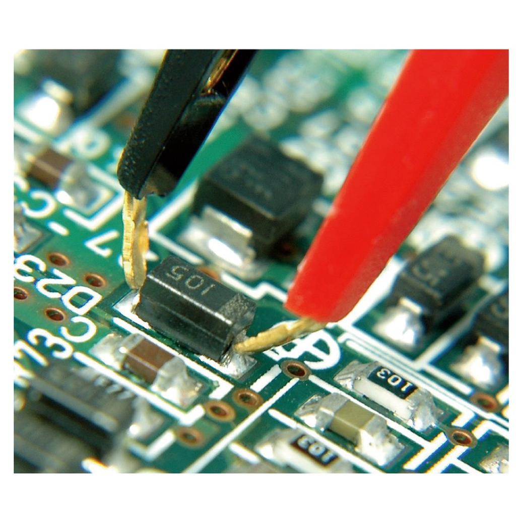 HOZAN SMD for tip opening cord Probe, components, width 1-8 mm, length 1.2 m, DT-112