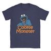 Cookie Monster Sesames Streets  T Shirt for Unisex Women Pure Cotton Vintage TShirts Round Neck  Tee Shirt Short Sleeve Tops