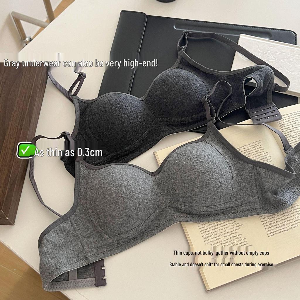 Reggiseno Push-Up in Cotone Wireless da Donna - Comodo, Traspirante, Design Anti-Caduta