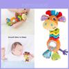 Mummabubba Soft Plush Giraffe Rattle Bell Teether Toy For Babies