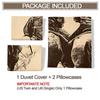 Cowboy Duvet Cover Set Rustic Farmhouse Bedding Set 3D Digital Print Microfiber Quilt Cover for Bedroom Decor
