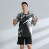 Quick-Dry Badminton Sport Set Men Women Athletic Wear Tennis Volleyball Table Uniform With Number Printing