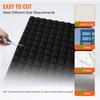 Acoustic Foam Panels 4 Pack 48 x 24 x 2 in for Studio Wall and Ceiling