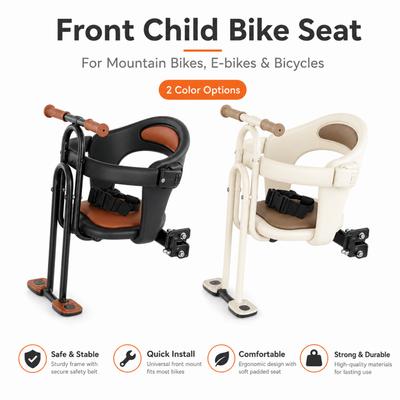 Pedal Kindersitz Vormontiert Front-Kindersitz für MTB Kinderfahrradsitz Radfahren