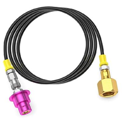 Mangueira Adaptadora de CO2 de Grau Profissional Para Máquinas de Carbonatação Instalação Fácil Conector de Liga de Alumínio
